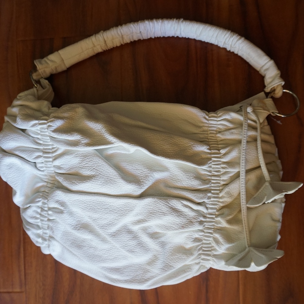 White Hobo Bag from Icing